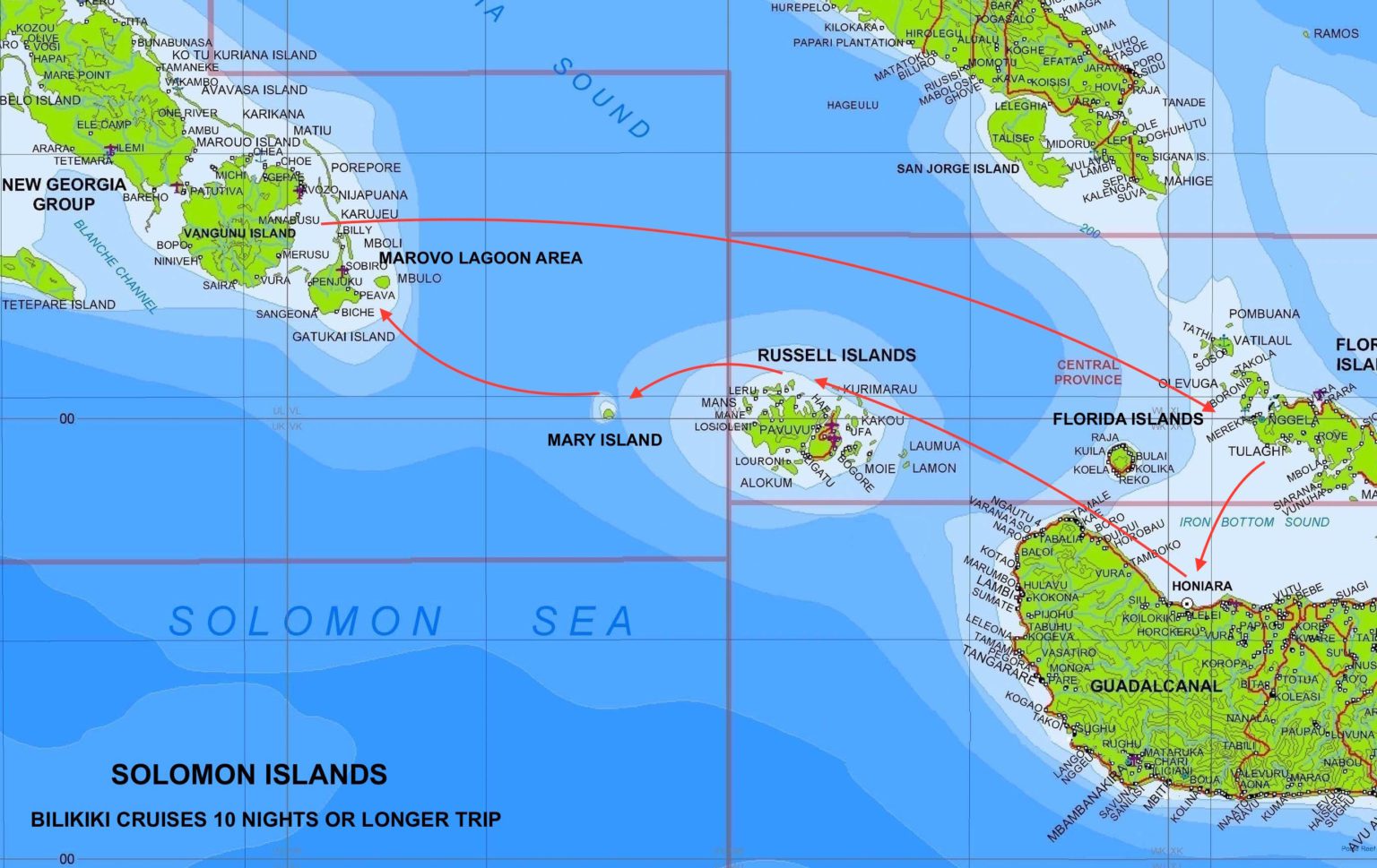 Solomon islands – Honiara – Bilikiki Cruises