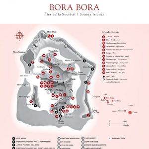 Bora Bora Map  © Tahiti Tourism