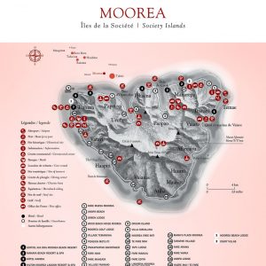 Moorea Map © Tahiti Tourism