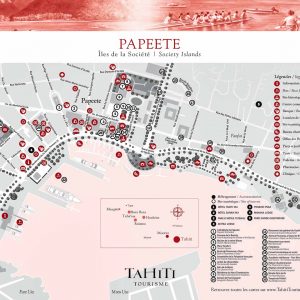 Papeete Map © Tahiti Tourism