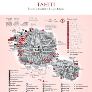 Tahiti Map © Tahiti Tourism