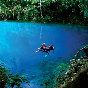 Vanuatu - Tourism - Diving - Blue Hole Dive-VAN358