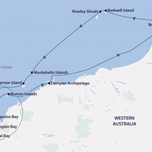 Western Australia - Aurora Expeditions - Ningaloo Reef Adventure Map